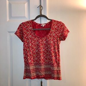 Lucky Brand Floral Tee
